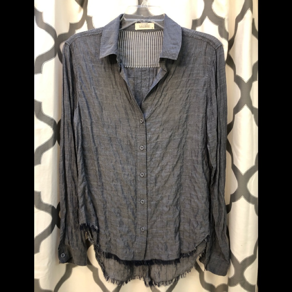 Bella Dahl Raw Edge shirt